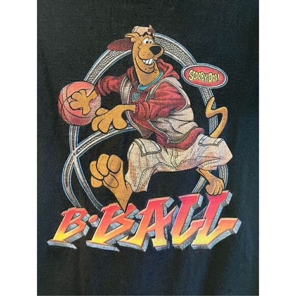 Vintage 90’s Scooby-doo Hip-Hop Basketball Tshirt by Freeze Youth XL - Picture 2 of 5